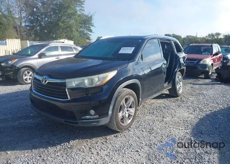 2015 Toyota Highlander Limited V6 from USA, damaged, VIN 5TDYKRFH9FS065286